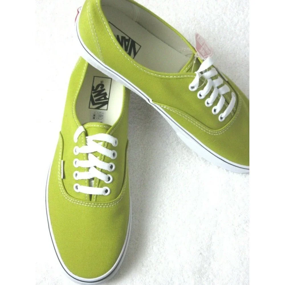 COPY - Vans Women's Authentic Cress Green True White Canvas Skate Boat shoes Si…